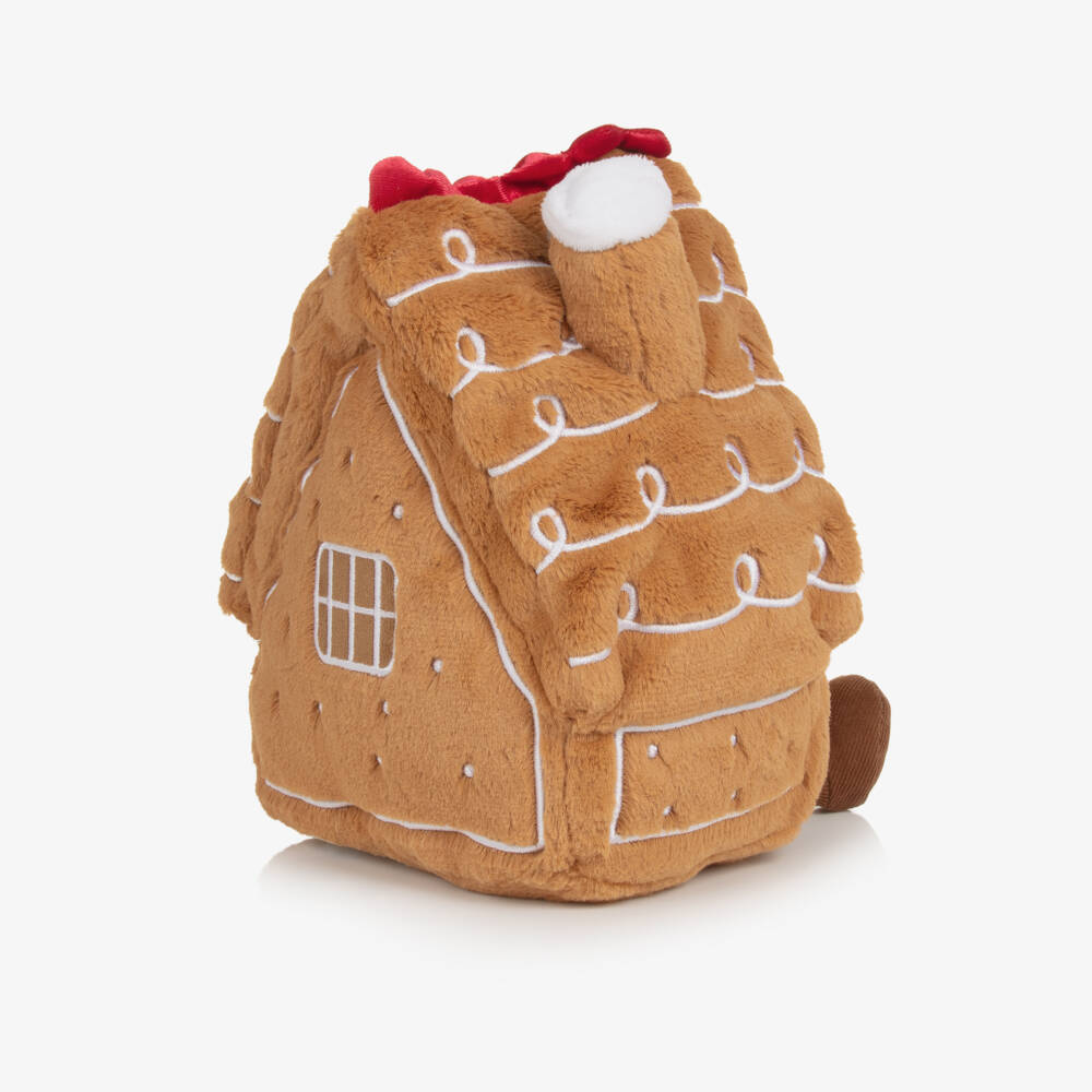 Jellycat-Beige Gingerbread House Soft Toy (20cm) | Childrensalon Outlet