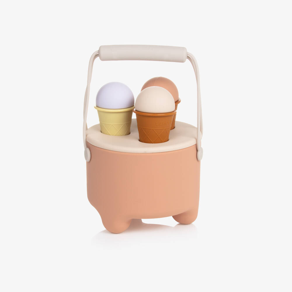 Liewood-Beige Ice Cream Play Set (15cm) | Childrensalon Outlet