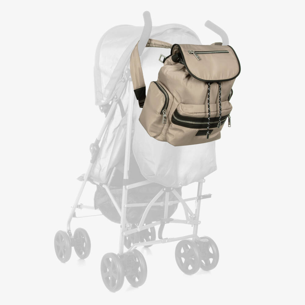 TIBA + MARL-Beige Kaspar Backpack Changing Bag (38cm) | Childrensalon Outlet