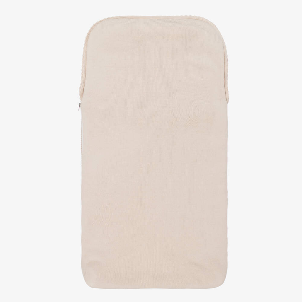 Artesanía Granlei-Beige Knitted Bunny Baby Nest (70cm) | Childrensalon Outlet