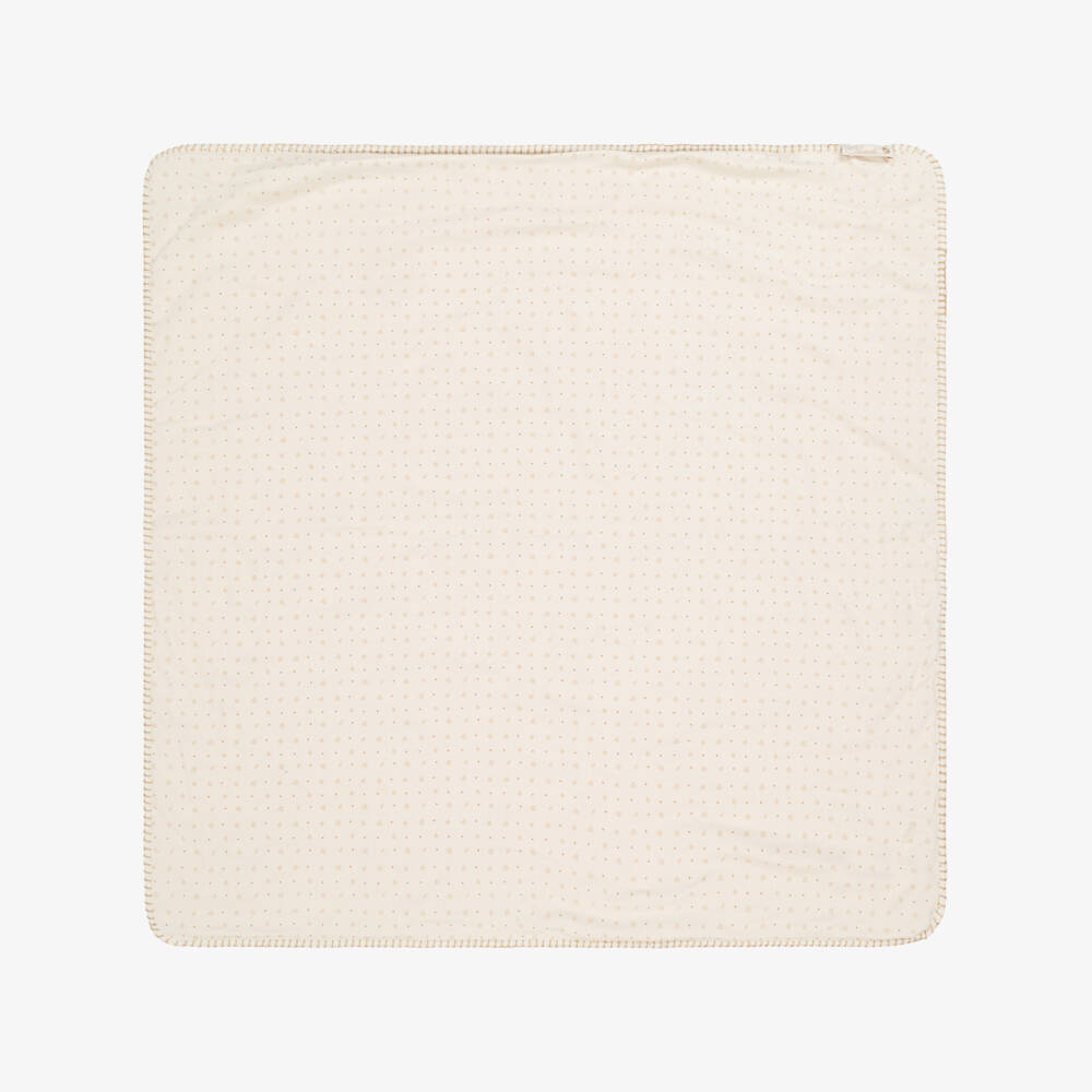 Pureté Du... Bébé-Beige Teddy Fleece Blanket (76cm) | Childrensalon Outlet