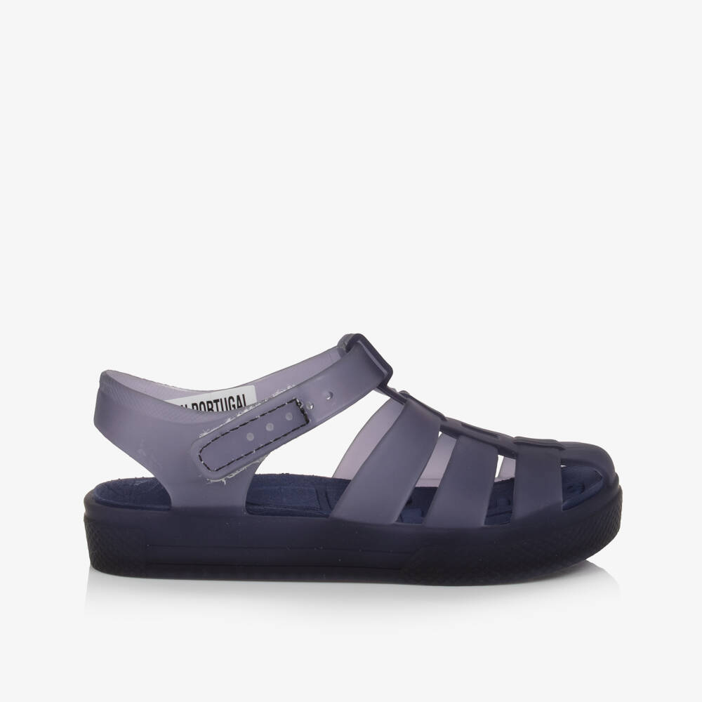 Beppi-Boys Azure Rubber Play Sandals | Childrensalon Outlet