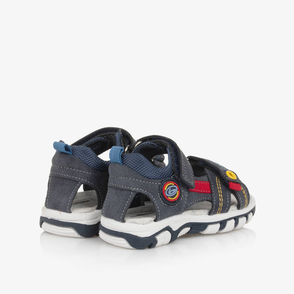 Beppi-Boys Blue Comfy Velcro Footwear | Childrensalon Outlet