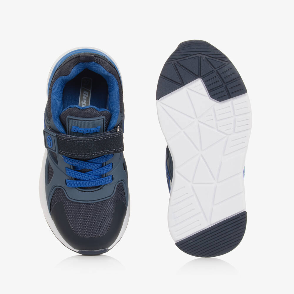 Beppi-Boys Blue Quick-Fit Sneakers | Childrensalon Outlet