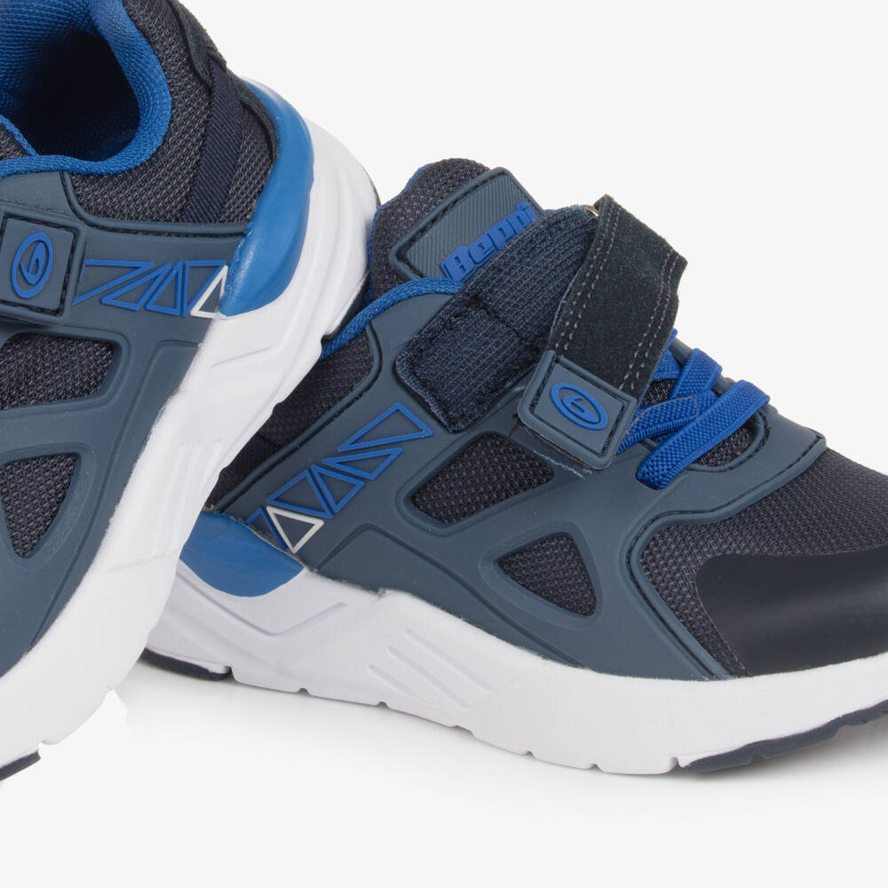 Beppi-Boys Blue Quick-Fit Sneakers | Childrensalon Outlet