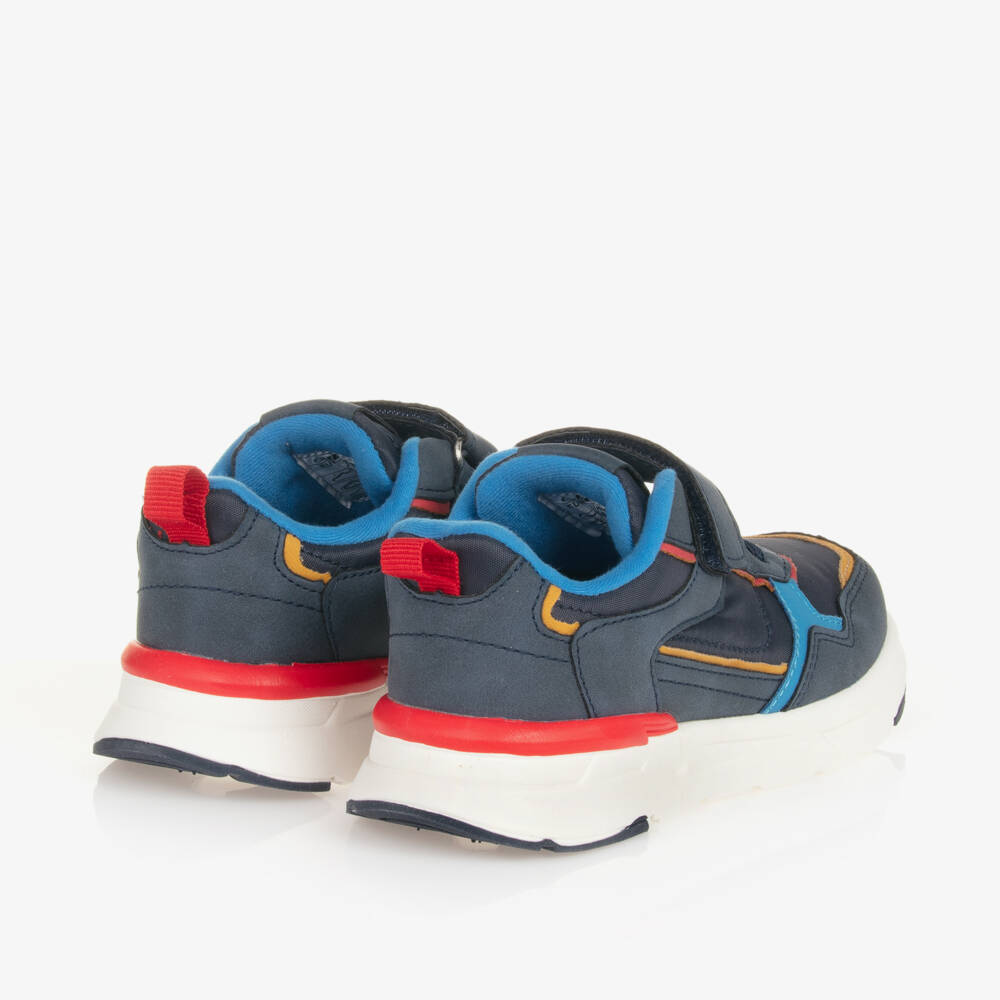 Beppi-Boys Blue Velcro Trainers | Childrensalon Outlet