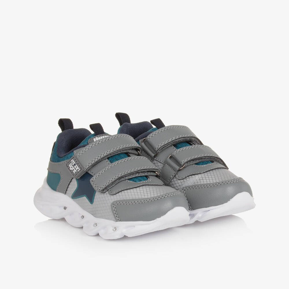 Beppi-Boys Grey Flash Sneakers | Childrensalon Outlet