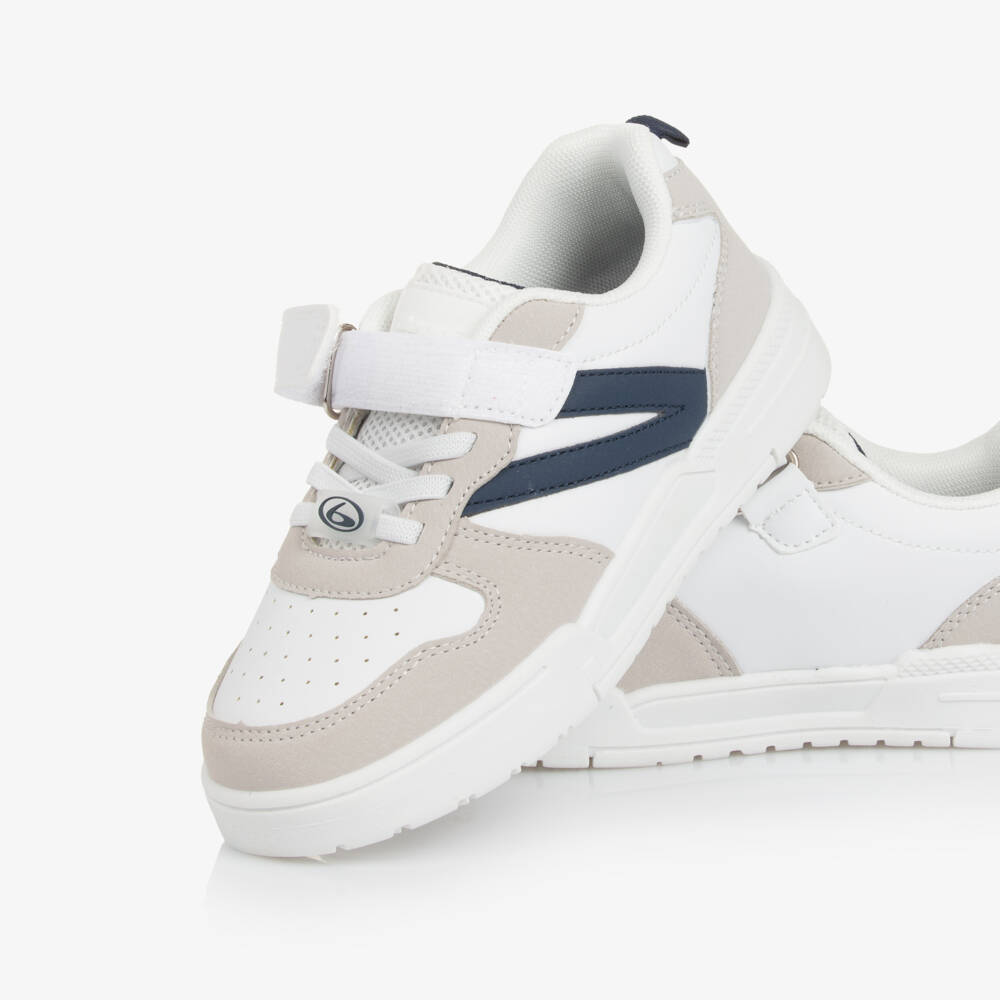 Beppi-حذاء رياضي للأولاد بلون عاجي وبيج من الجلد الصناعي | Childrensalon Outlet