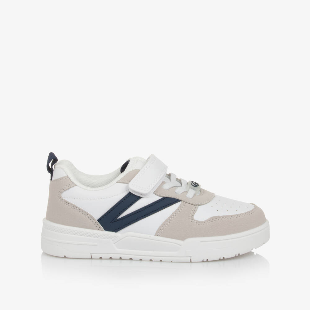 Beppi-حذاء رياضي للأولاد بلون عاجي وبيج من الجلد الصناعي | Childrensalon Outlet