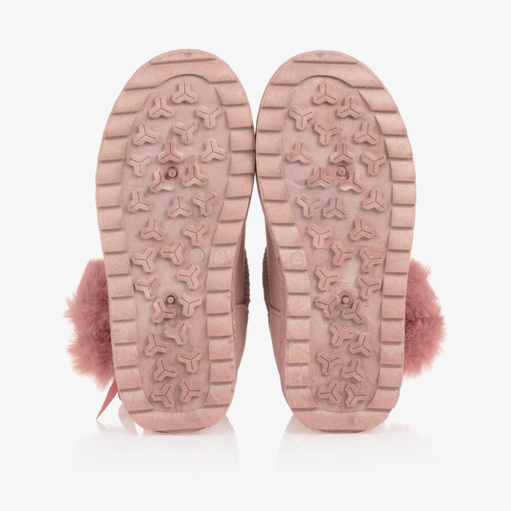 Beppi-Girls Cozy Faux Suede Fur Boots | Childrensalon Outlet