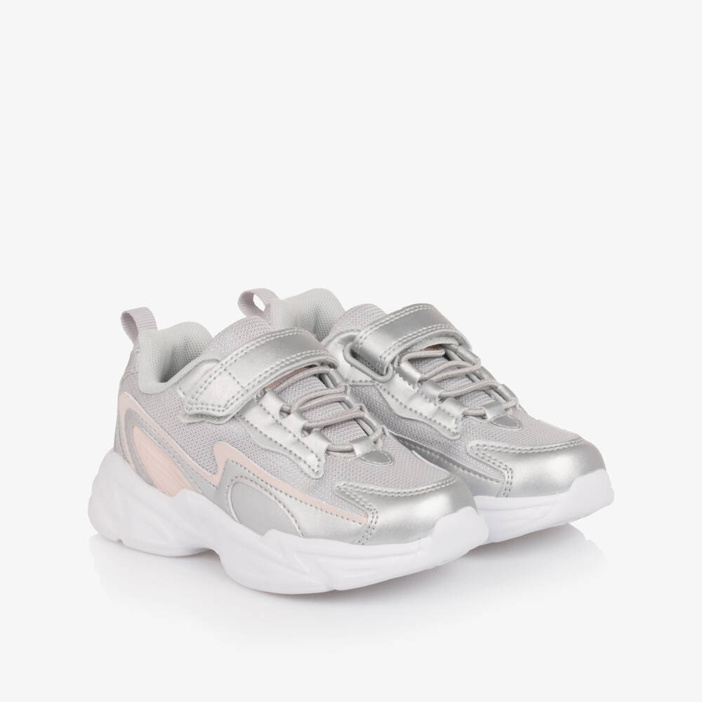Beppi-Girls Metallic Strap Trainers | Childrensalon Outlet