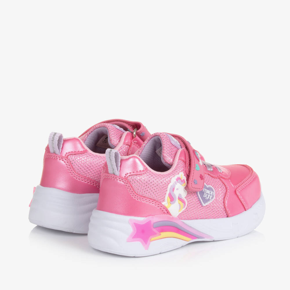Beppi-حذاء رياضي مضيء يونيكورن لون زهري للبنات | Childrensalon Outlet