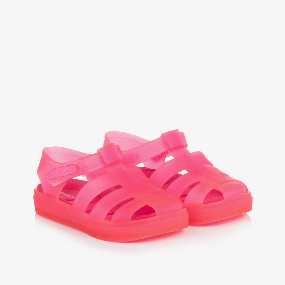 Beppi-Girls Rosy Rubber Sandal Delight | Childrensalon Outlet