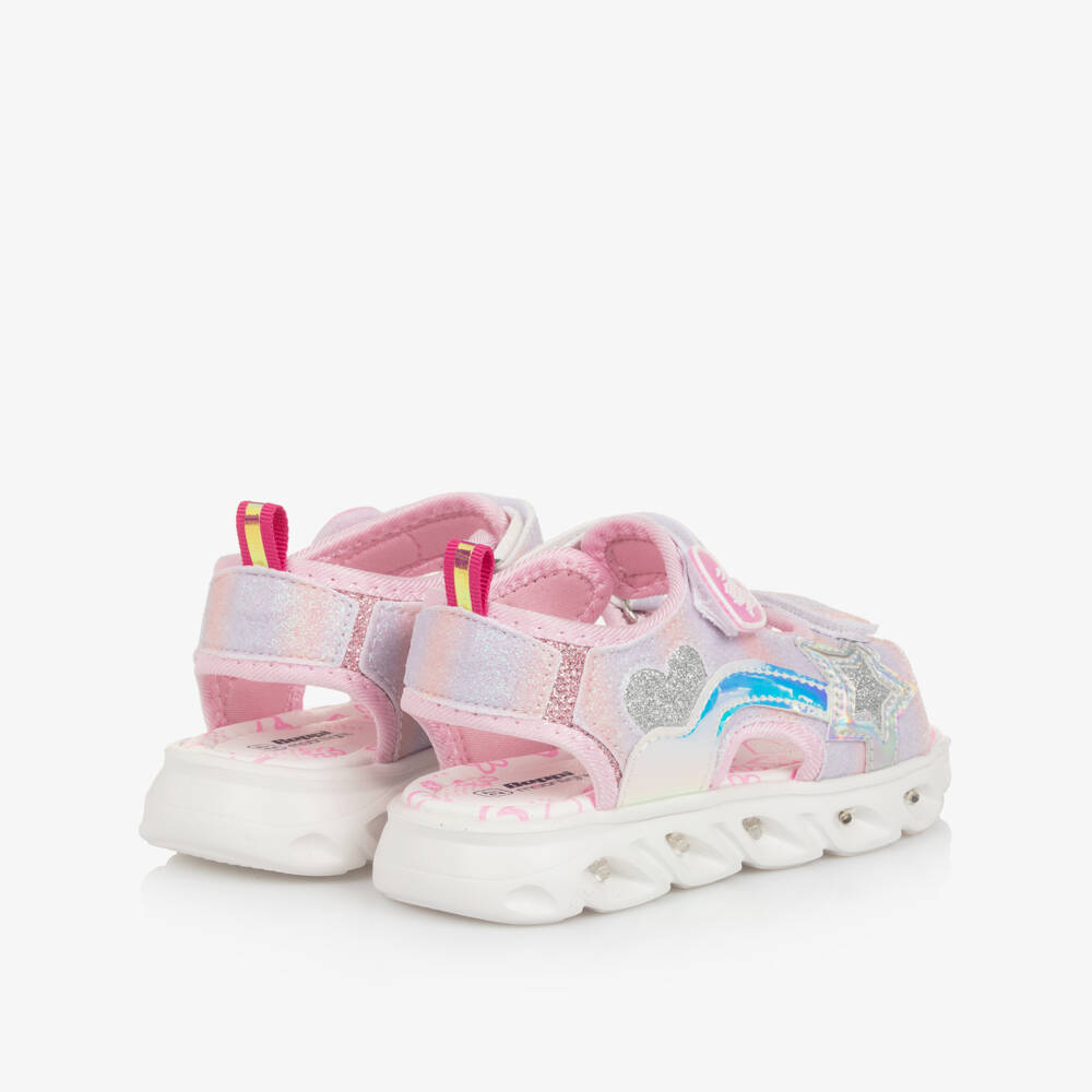 Beppi-Girls Sparkle Glow Light Sandals | Childrensalon Outlet