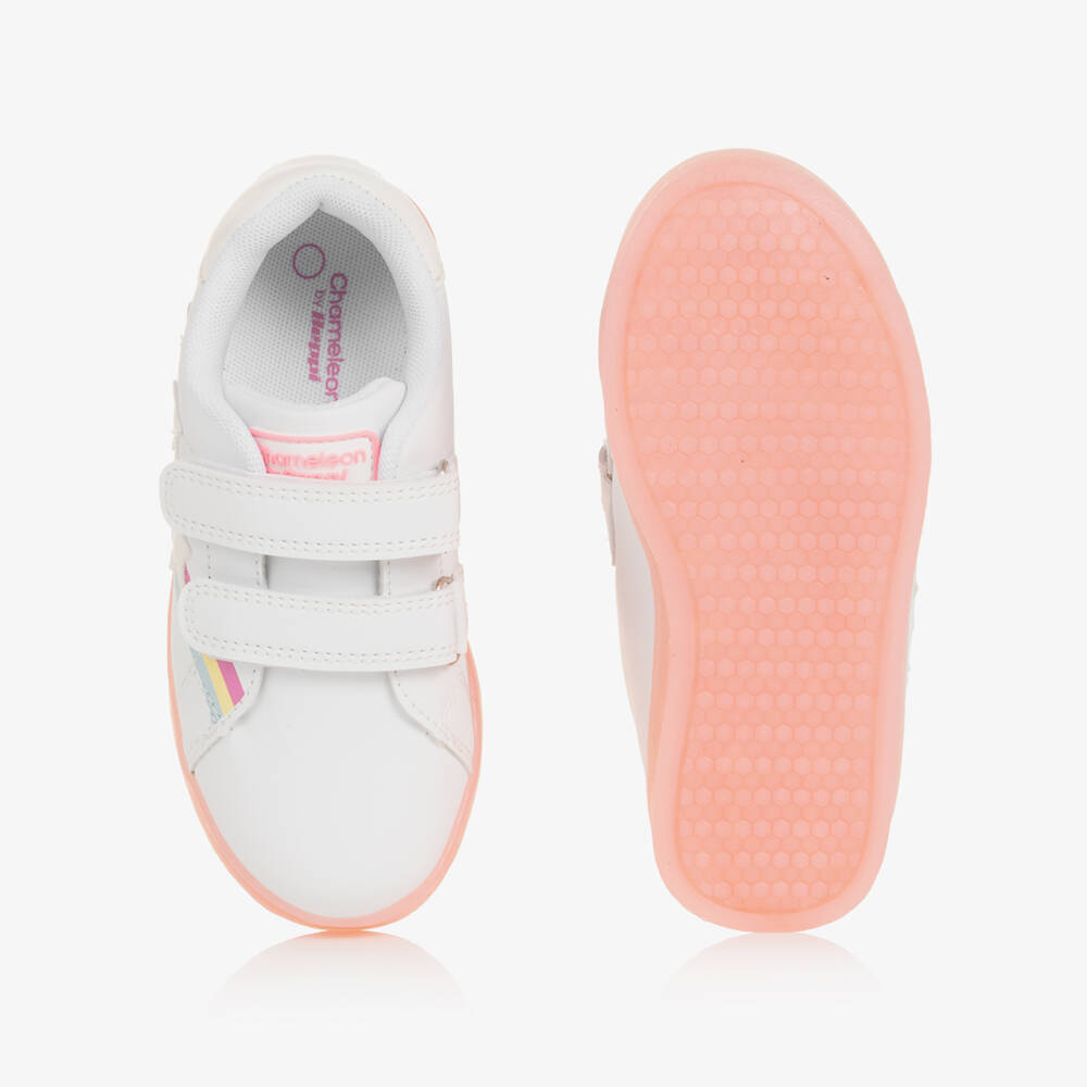 Beppi-Girls Sparkling White Star Sneakers | Childrensalon Outlet