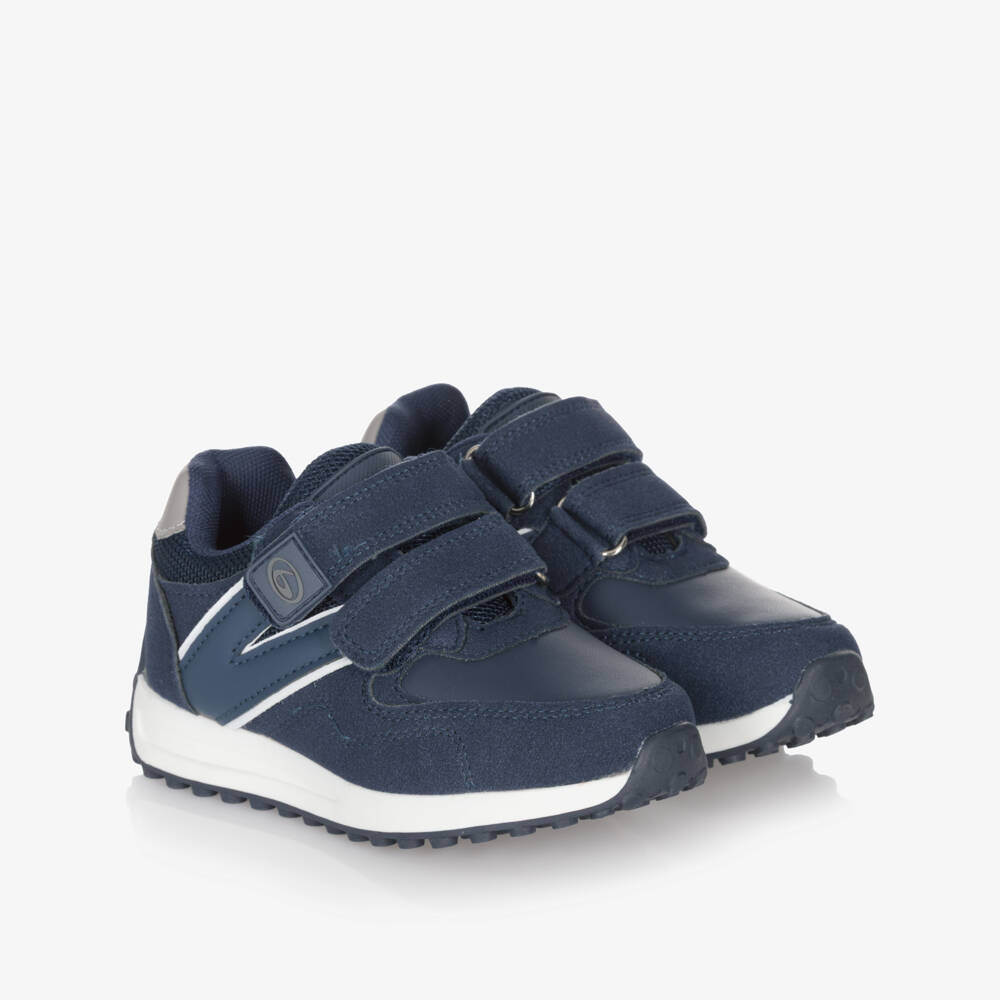 Beppi-Navy Velcro Trainers | Childrensalon Outlet
