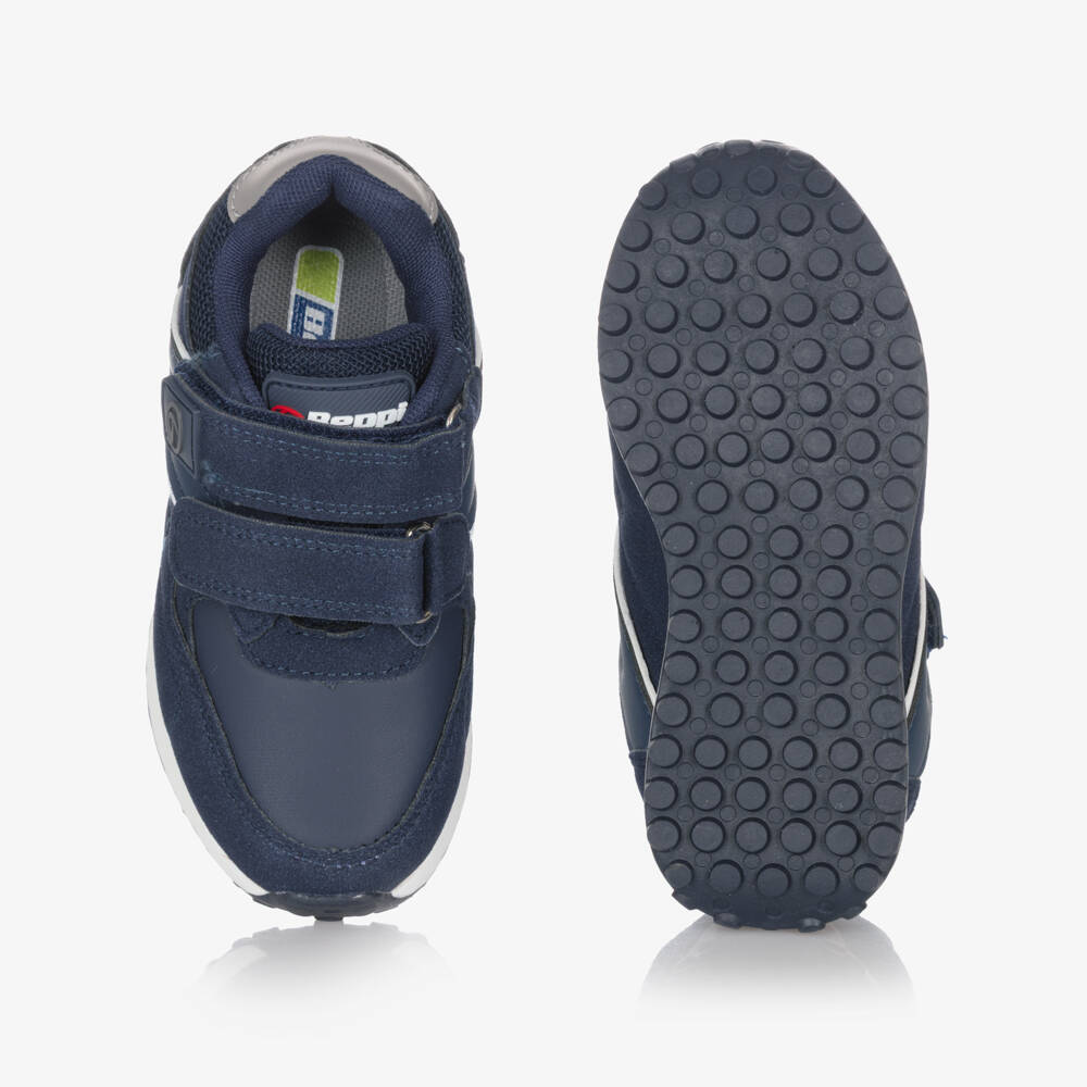 Beppi-Navy Velcro Trainers | Childrensalon Outlet