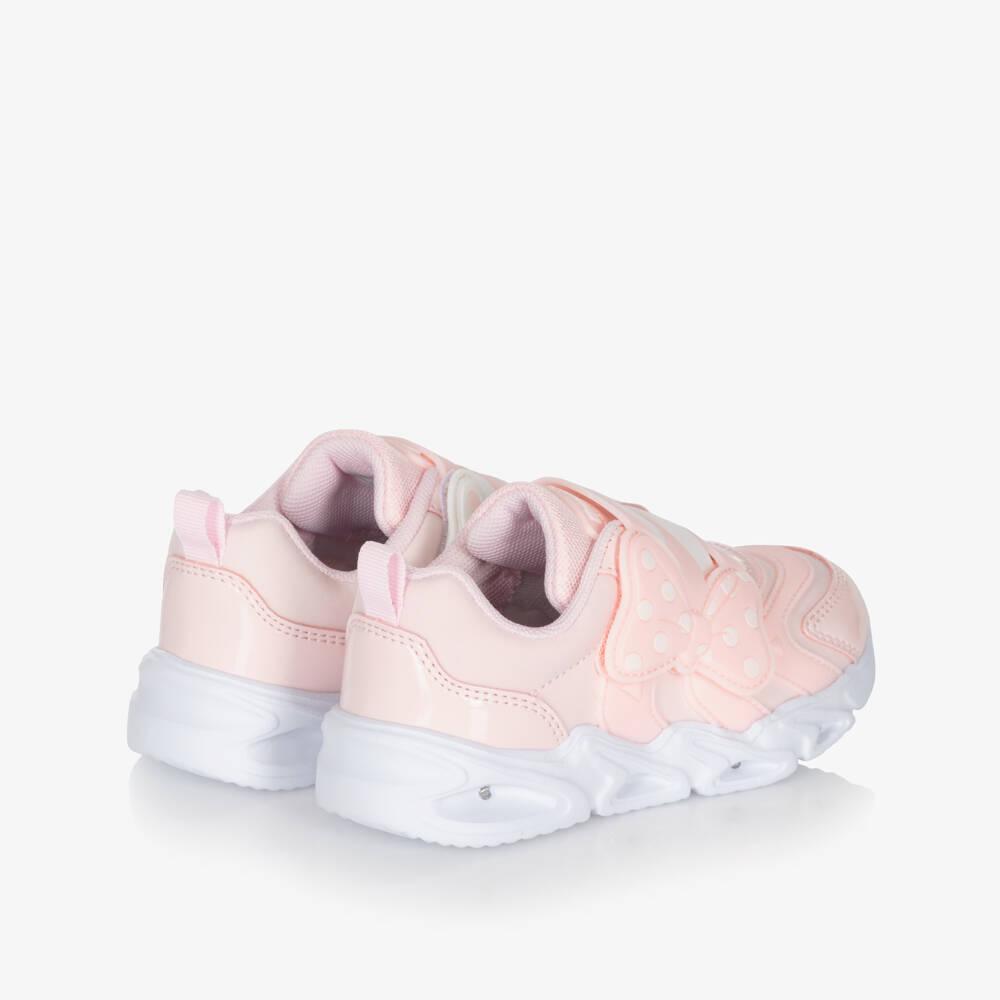 Beppi-Pink Bow Light Up Trainers | Childrensalon Outlet
