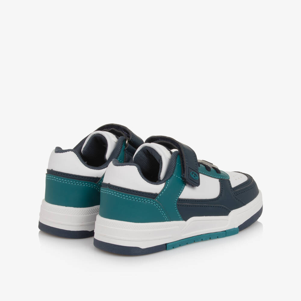 Beppi-White And Navy Trainers | Childrensalon Outlet