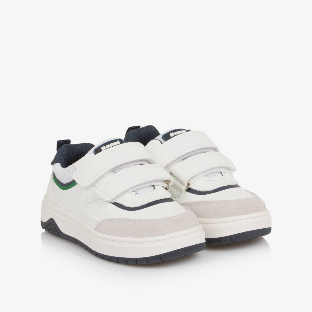 Beppi-White Velcro Trainers | Childrensalon Outlet