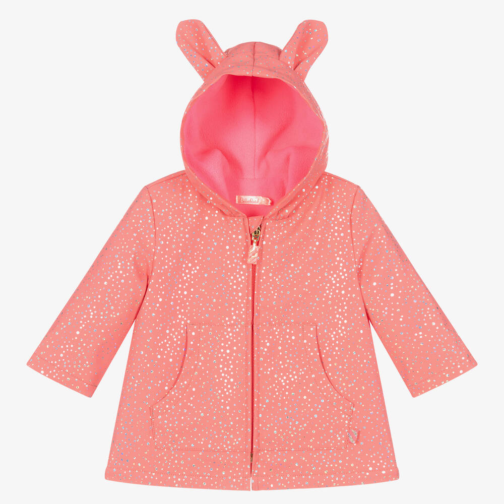 Billieblush Manteau corail b b fille Childrensalon Outlet