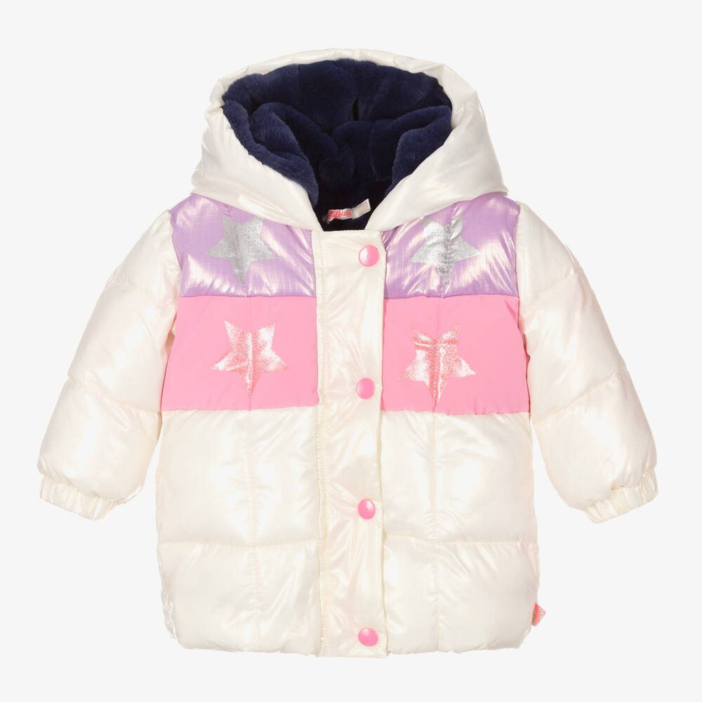 Billieblush - Steppmantel für Babys (M), Elfenbein | Childrensalon