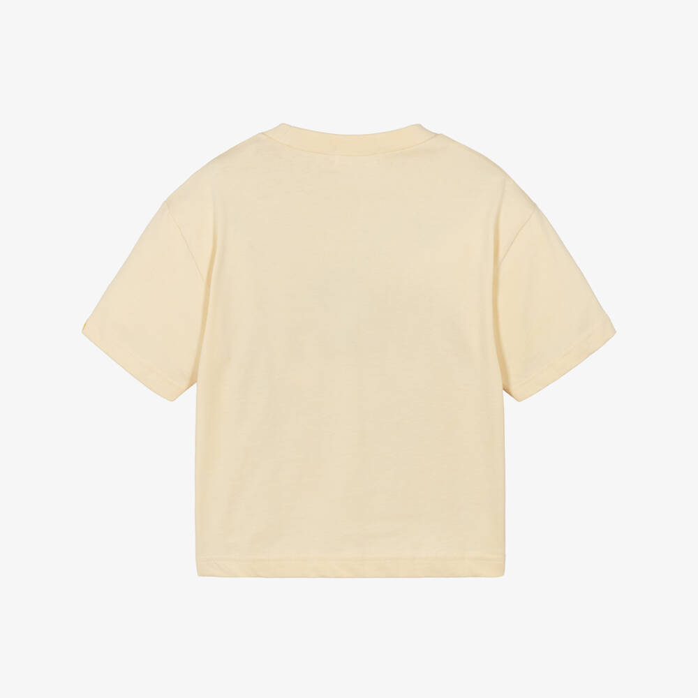 Billieblush-Beige Print T-shirt | Childrensalon Outlet
