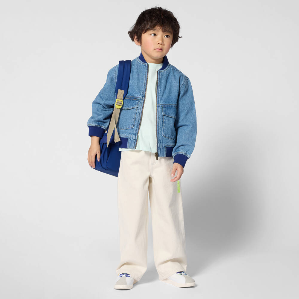 Billieblush-Blue Bomber Jacket | Childrensalon Outlet