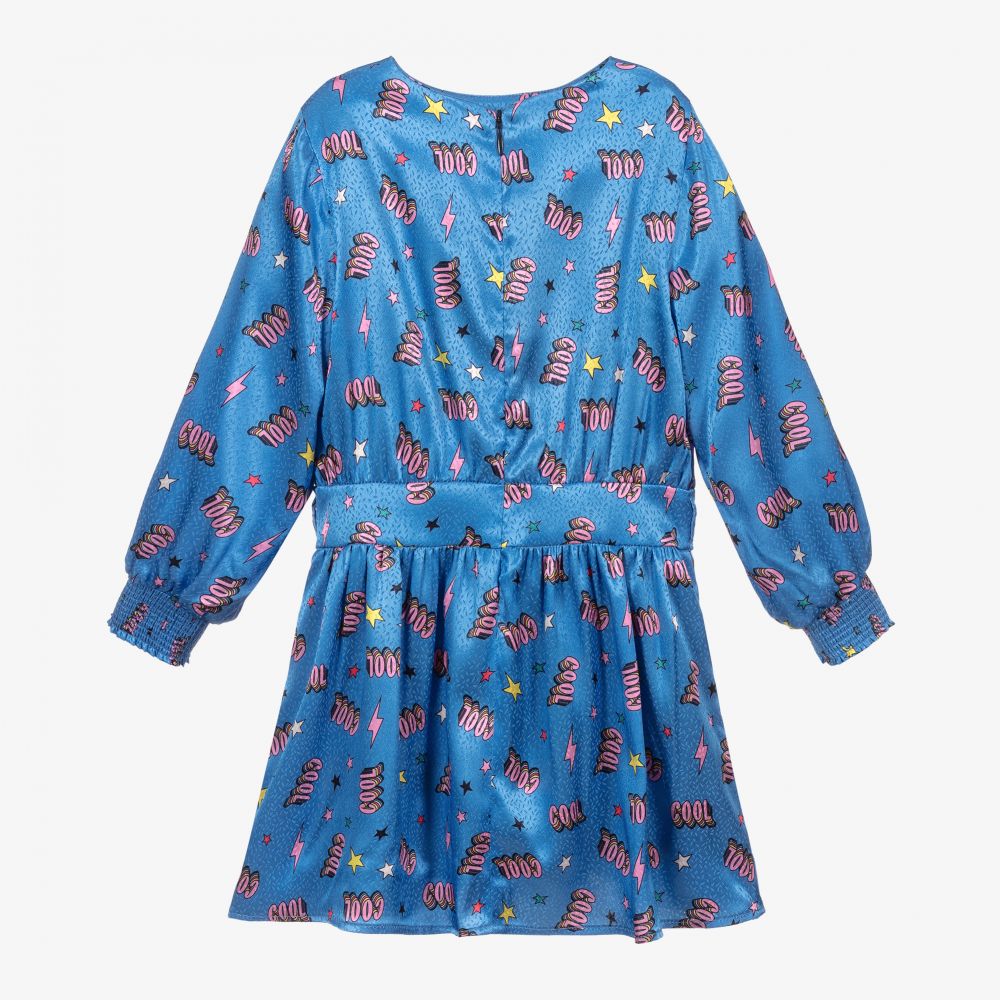 Billieblush-Blue Cool All Over Dress | Childrensalon Outlet