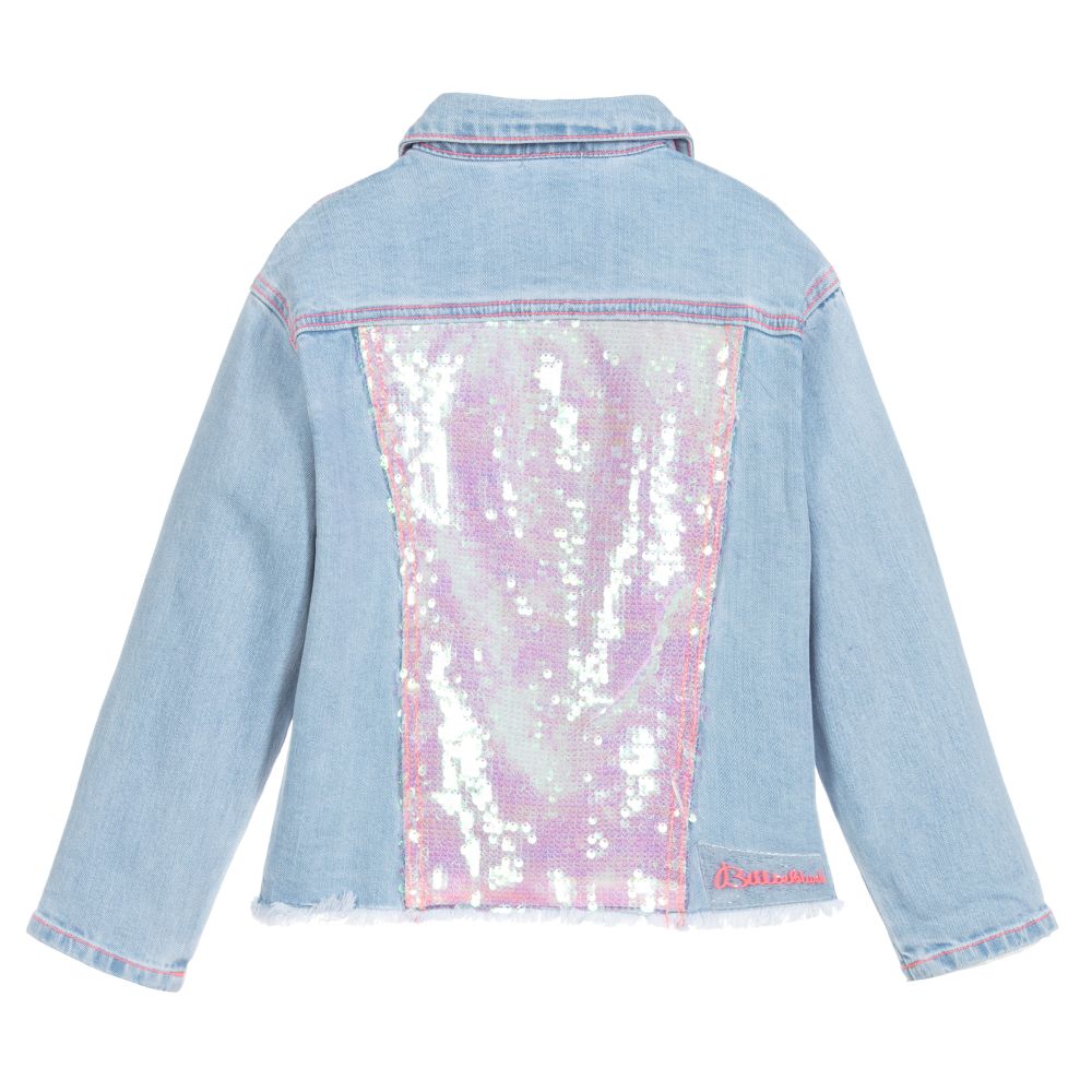 blue glitter jacket