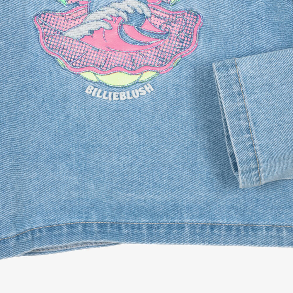 Billieblush-Кимоно жакет синий для девочек | Childrensalon Outlet