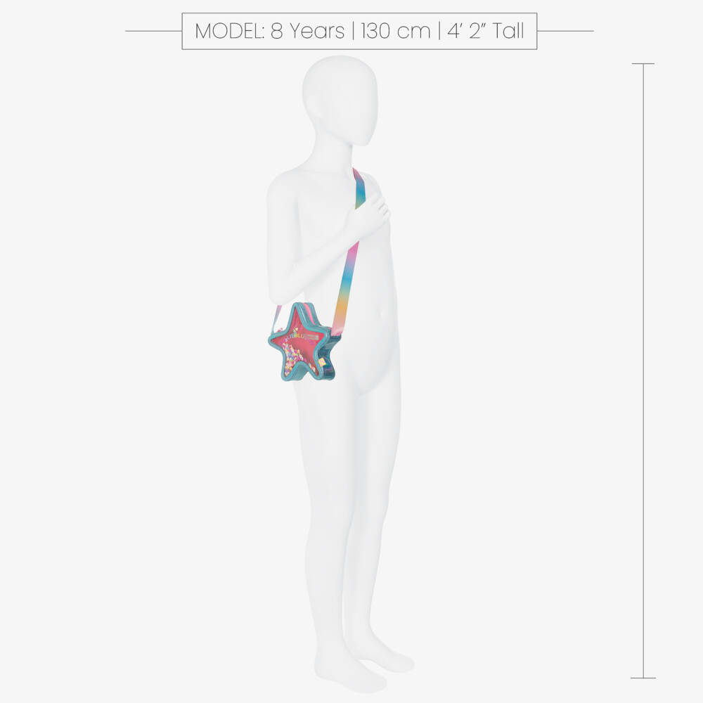 Billieblush-Blue Sparkle Starfish Shoulder Satchel | Childrensalon Outlet