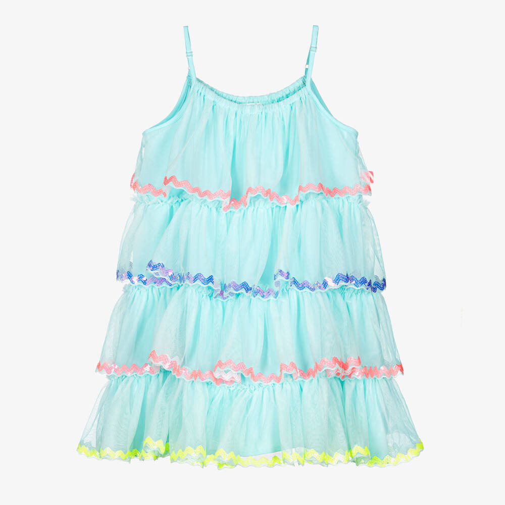 Billieblush-Blue Tulle & Sequin Dress | Childrensalon Outlet