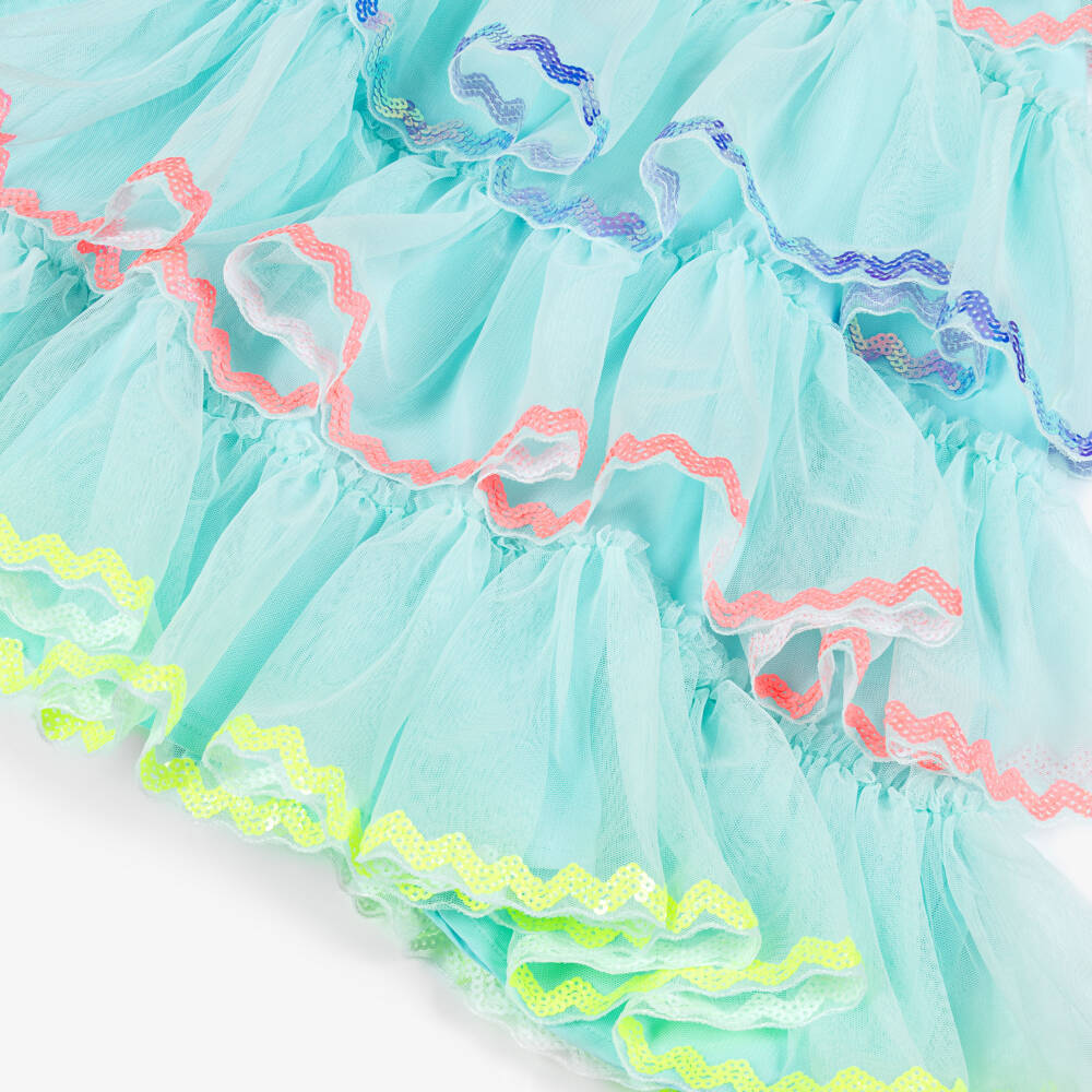 Billieblush-Blue Tulle & Sequin Dress | Childrensalon Outlet