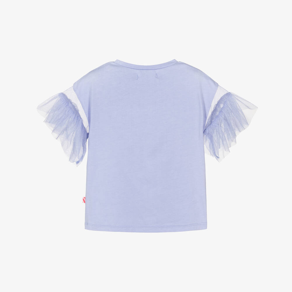 Billieblush-Синий с тюлевыми рукавами | Childrensalon Outlet