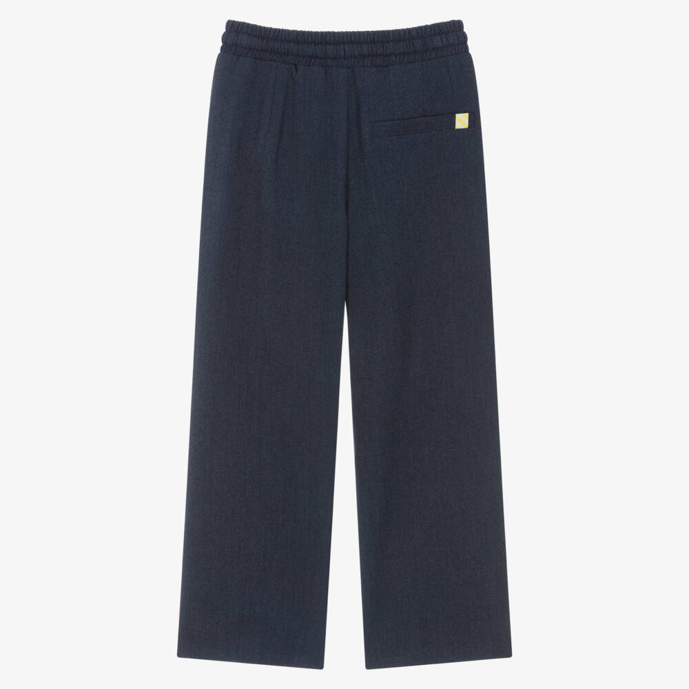 Billieblush-Boys Navy Fleece Drawstring Trousers | Childrensalon Outlet