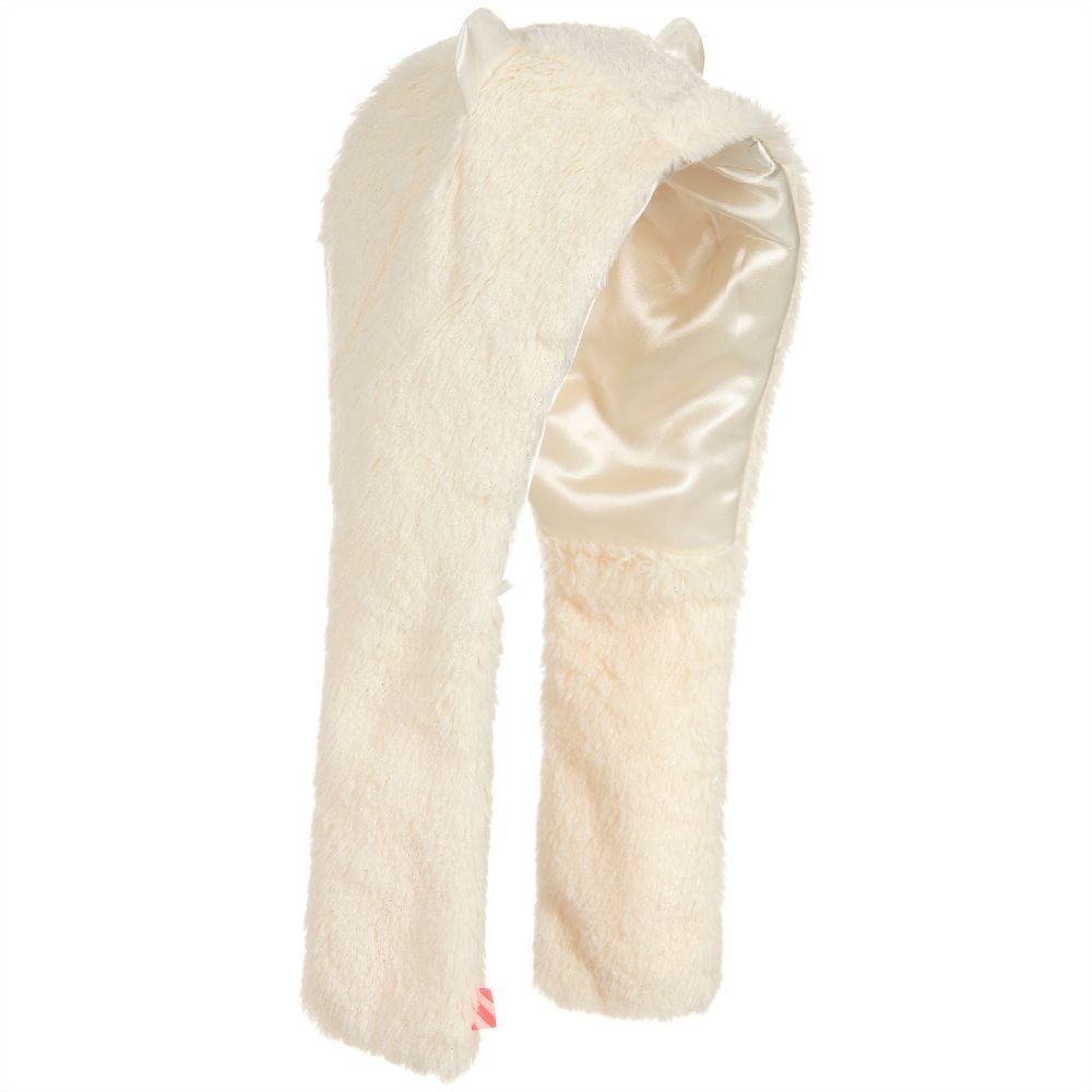 Billieblush-Faux Fur Baby Hat & Scarf | Childrensalon Outlet