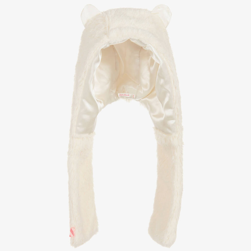 Billieblush-Faux Fur Baby Hat & Scarf | Childrensalon Outlet