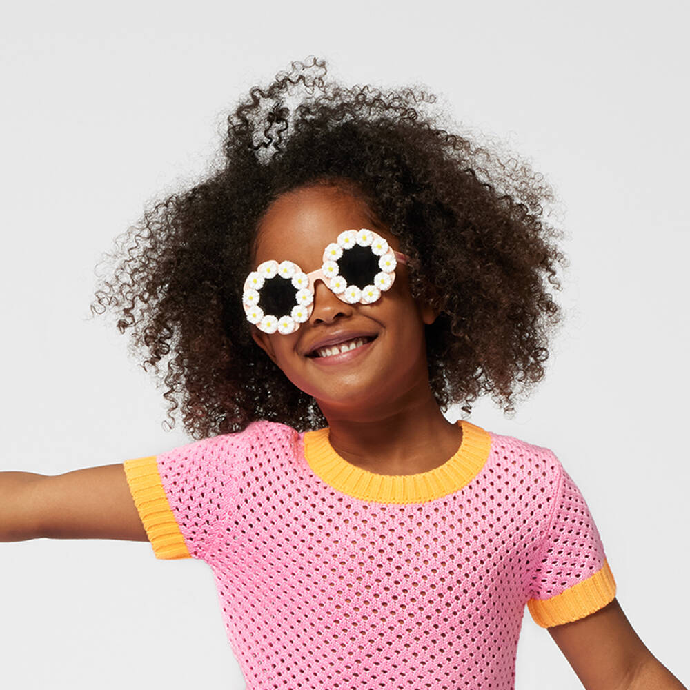Billieblush-Girls' 3D Floral Pink Shades | Childrensalon Outlet