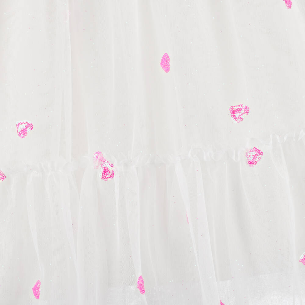 Billieblush-Платье с капюшоном из бежевого тюля для девочек | Childrensalon Outlet