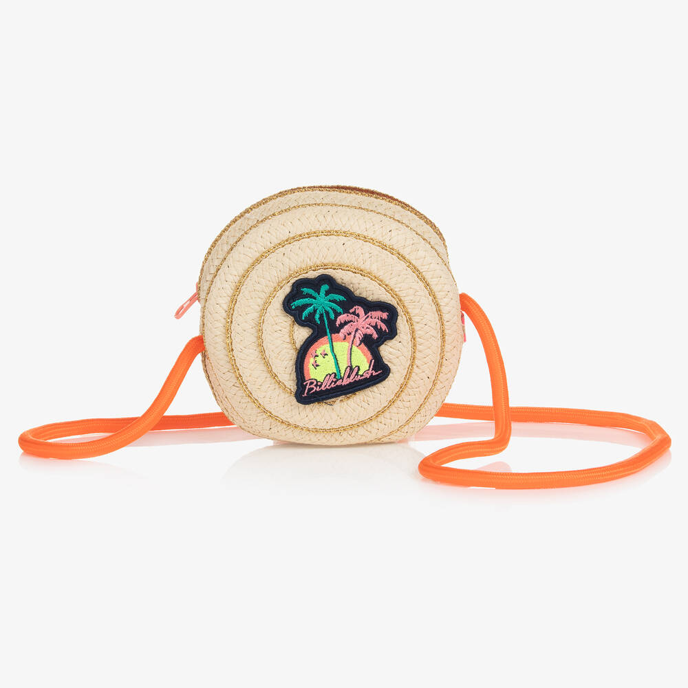 Billieblush - Бежевая сумка через плечо с пальмой (15см) | Childrensalon