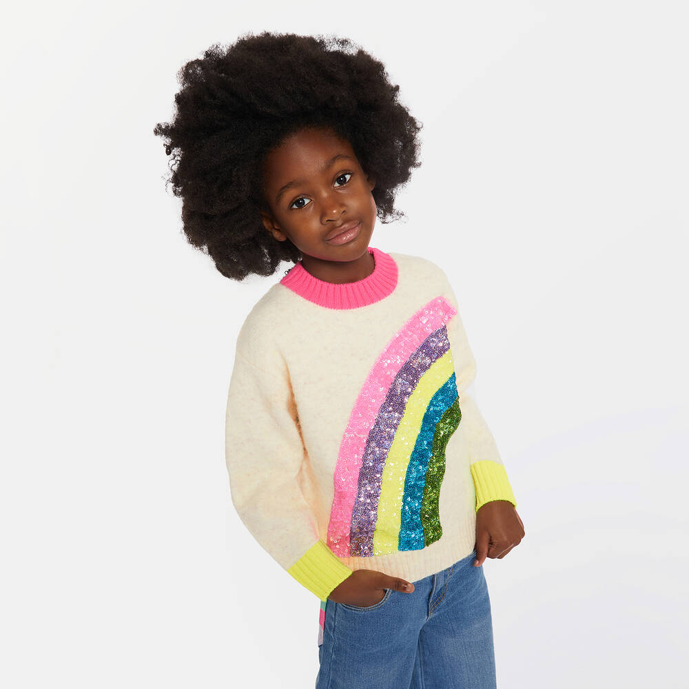 Kids rainbow sweater top