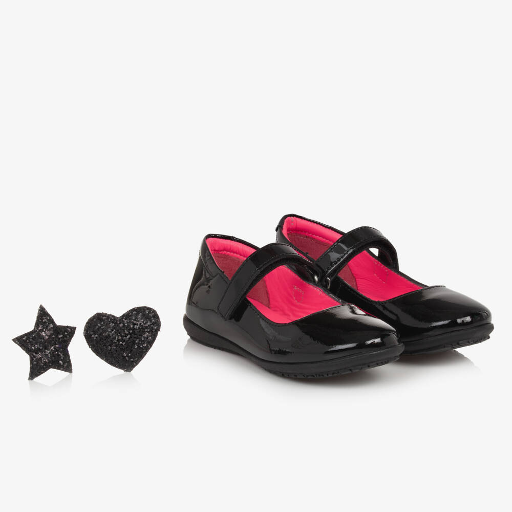 Billieblush-Girls Black Patent Bar Shoes | Childrensalon Outlet