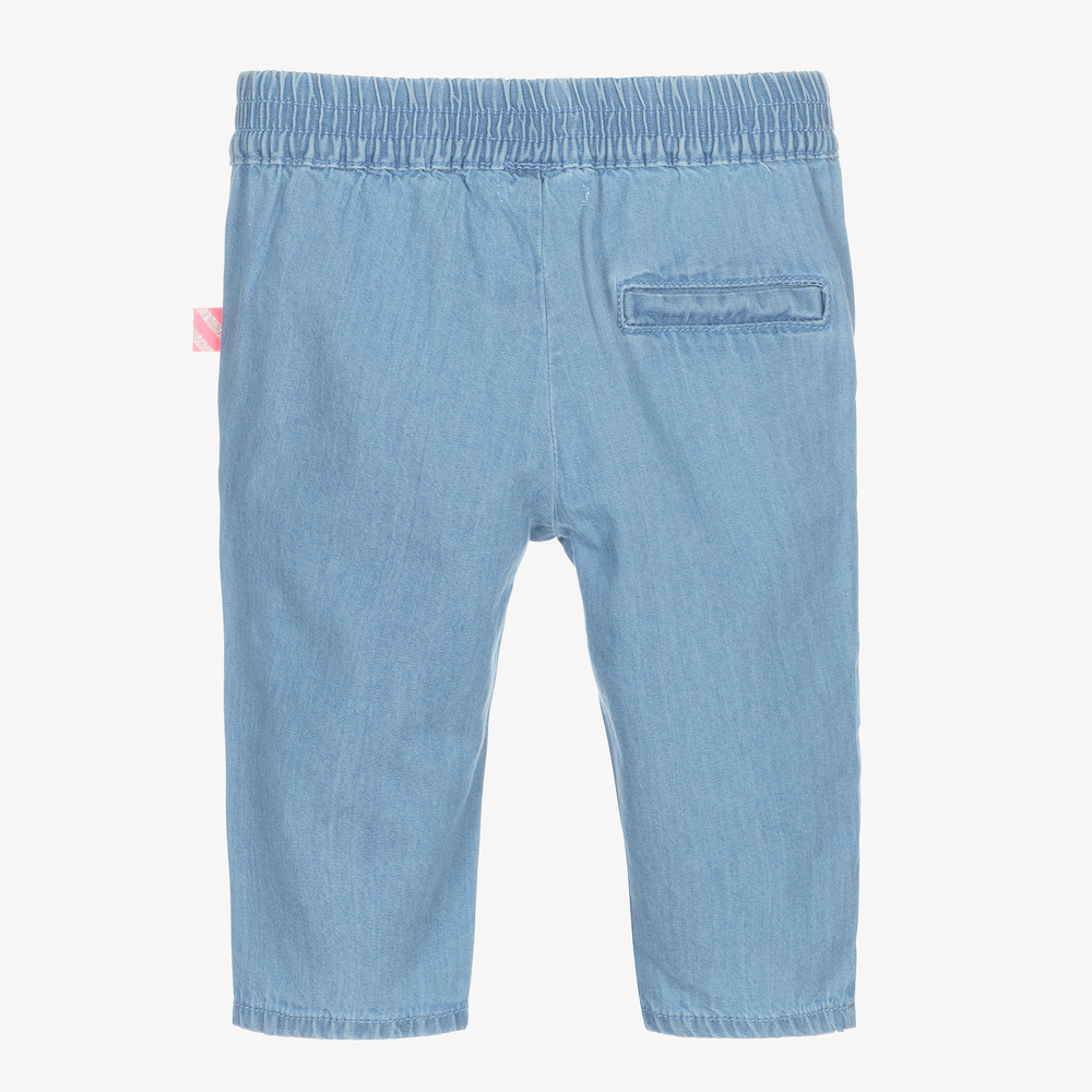 Billieblush-Голубые брюки из шамбре для девочек | Childrensalon Outlet