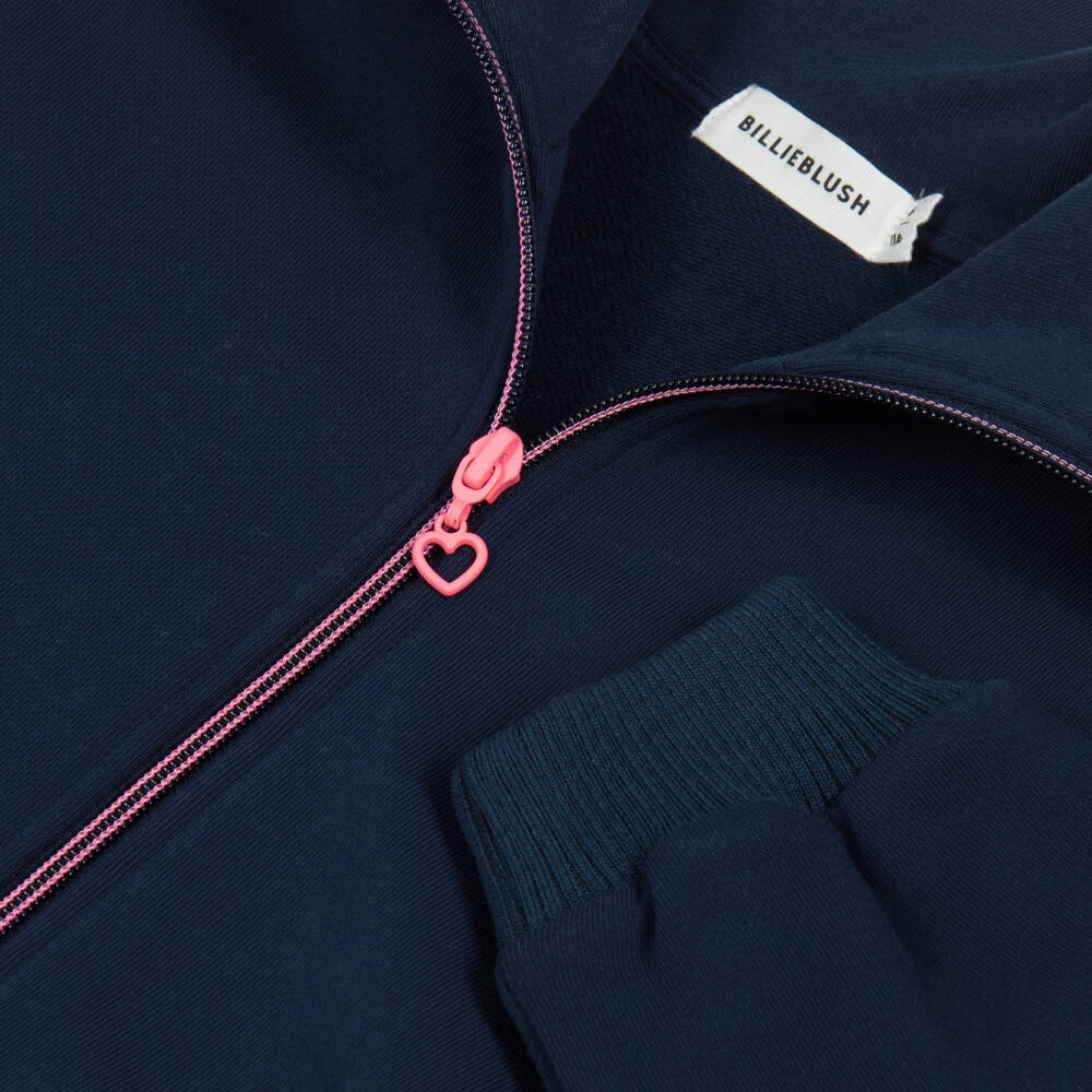 Billieblush-Куртка из хлопка с синими пайетками для девочек | Childrensalon Outlet
