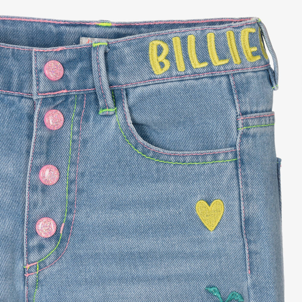 Billieblush-Girls Blue Denim Regular Fit Jeans | Childrensalon Outlet
