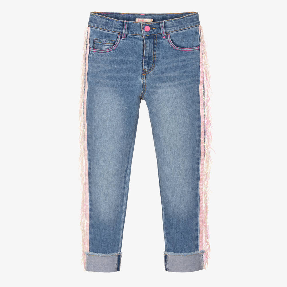 Billieblush - Girls Blue Denim Skinny Jeans | Childrensalon