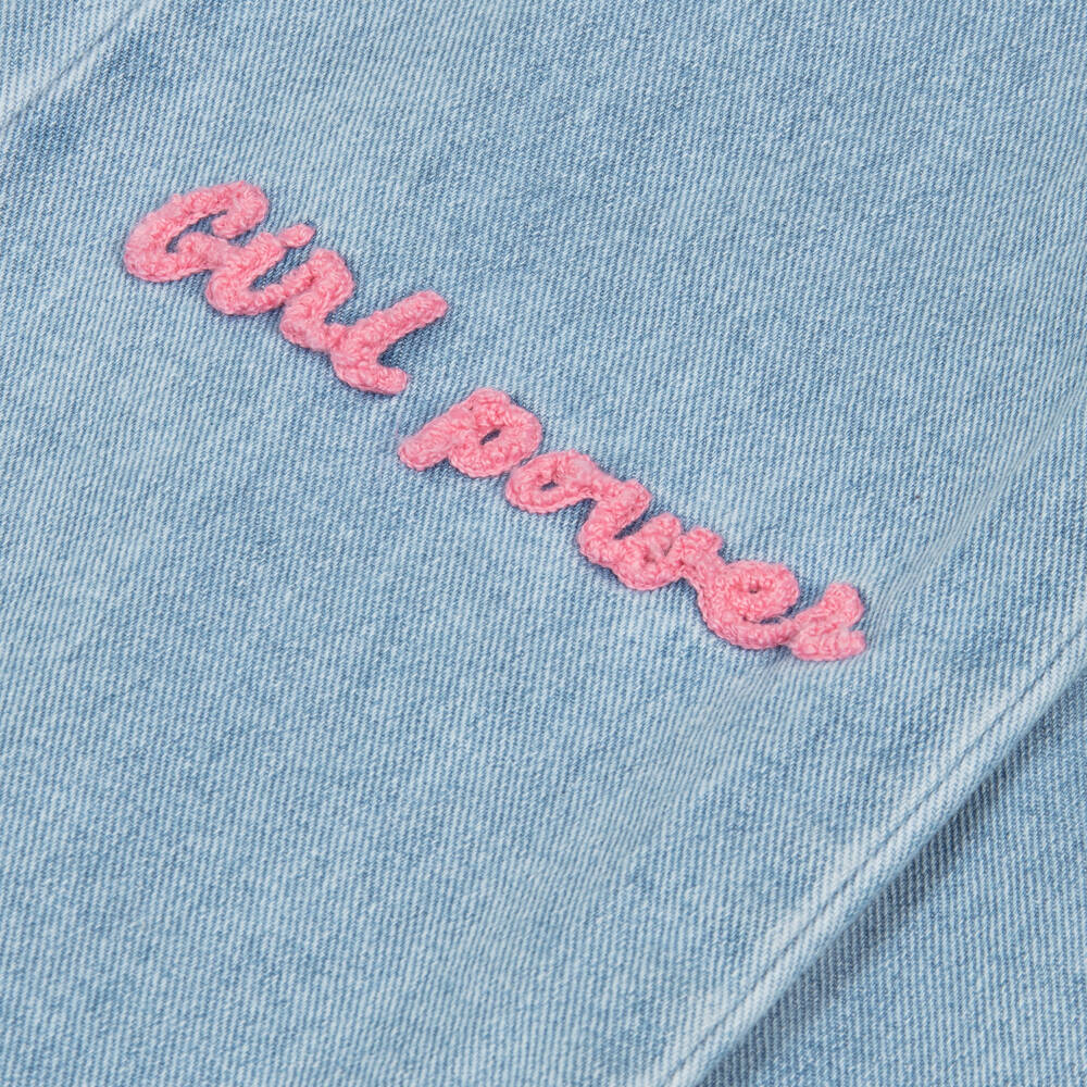 Billieblush-Джинсы с широкими штанинами и вышивкой для девочек | Childrensalon Outlet