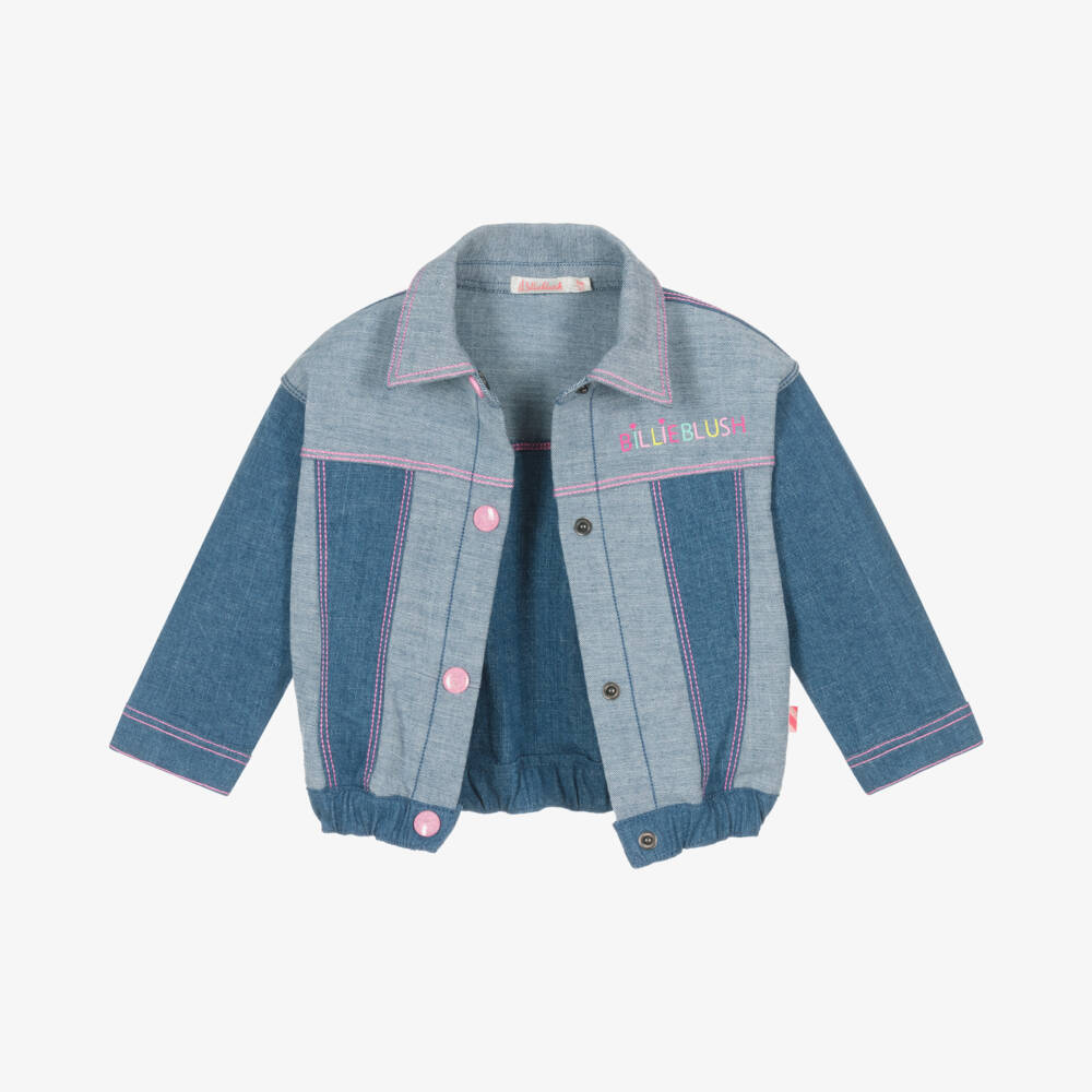 Billieblush-Джинсовое пальто с украшениями для девочек | Childrensalon Outlet