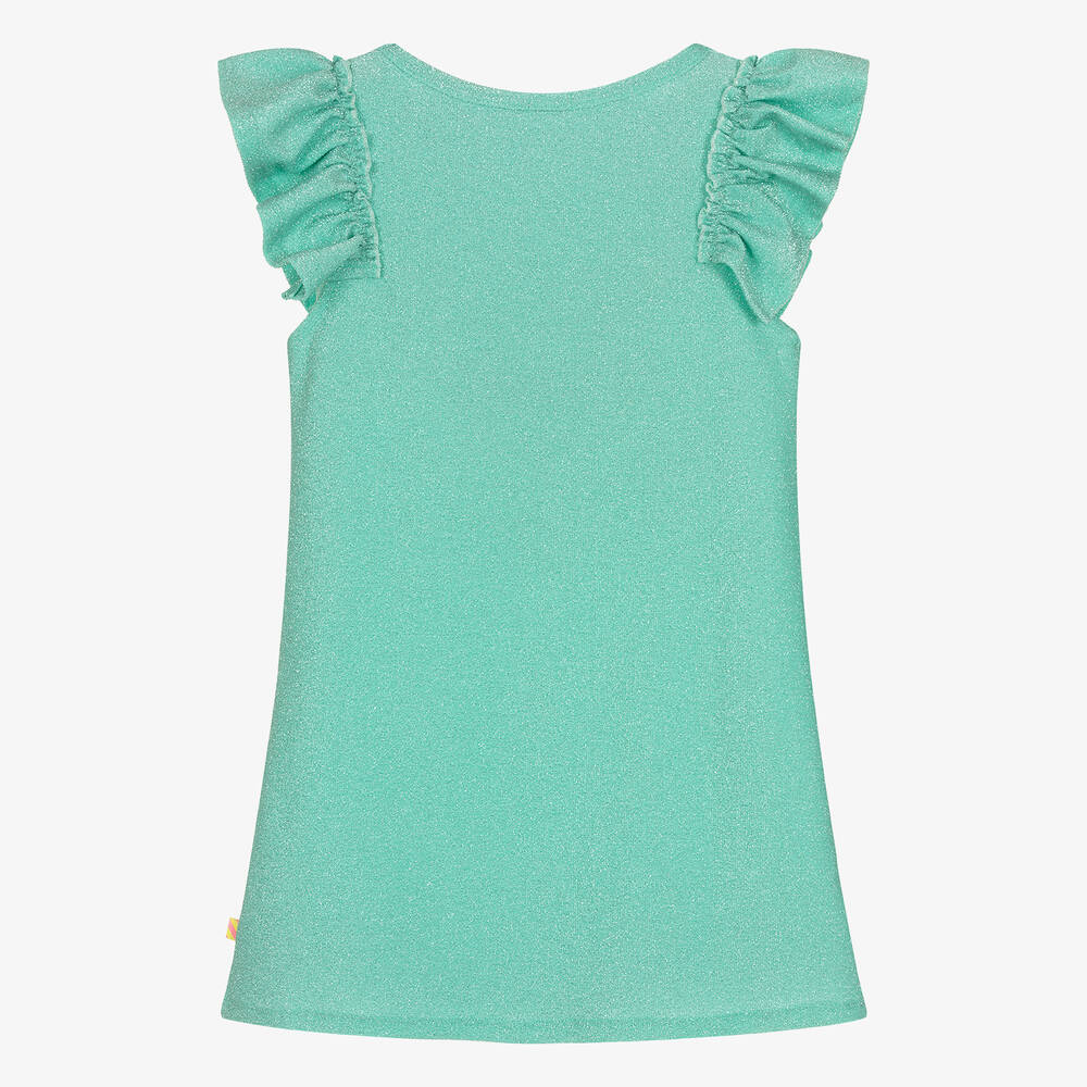 Billieblush-Girls Blue Glitter Dress | Childrensalon Outlet